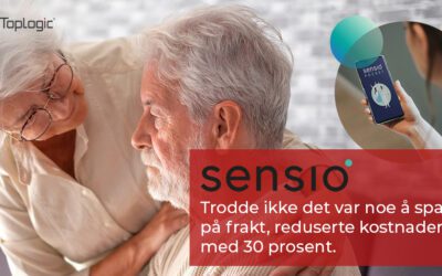 Sensio trodde ikke det var noe å spare på frakt, reduserte kostnader med 30 prosent.
